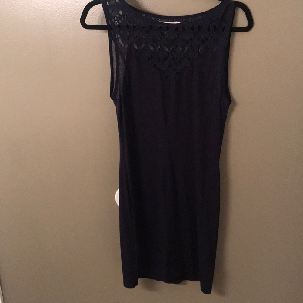 Staring at stars navy mini dress